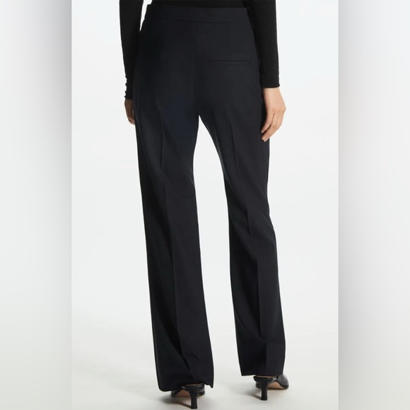 COS Bootcut Black Wool Trousers – Size 6 - Picture 2 of 10